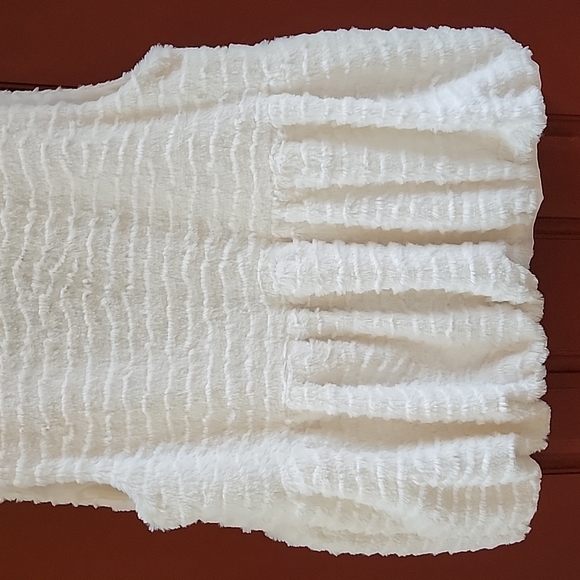 Wonder Nation White Soft Fleece Vest XL 14/16 - Picture 7 of 11